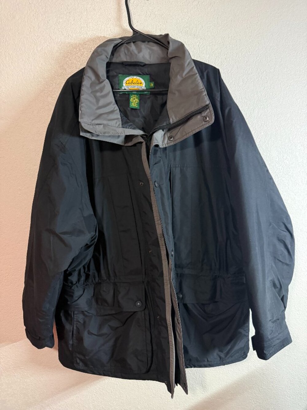 Cabela's Men's 3XL Winter Heavyweight Insulated Parka Jacket Black